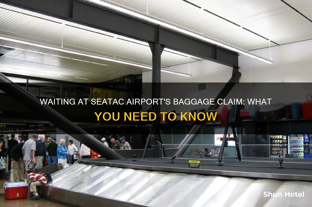 can you wait at the baggage claim at seatac airport