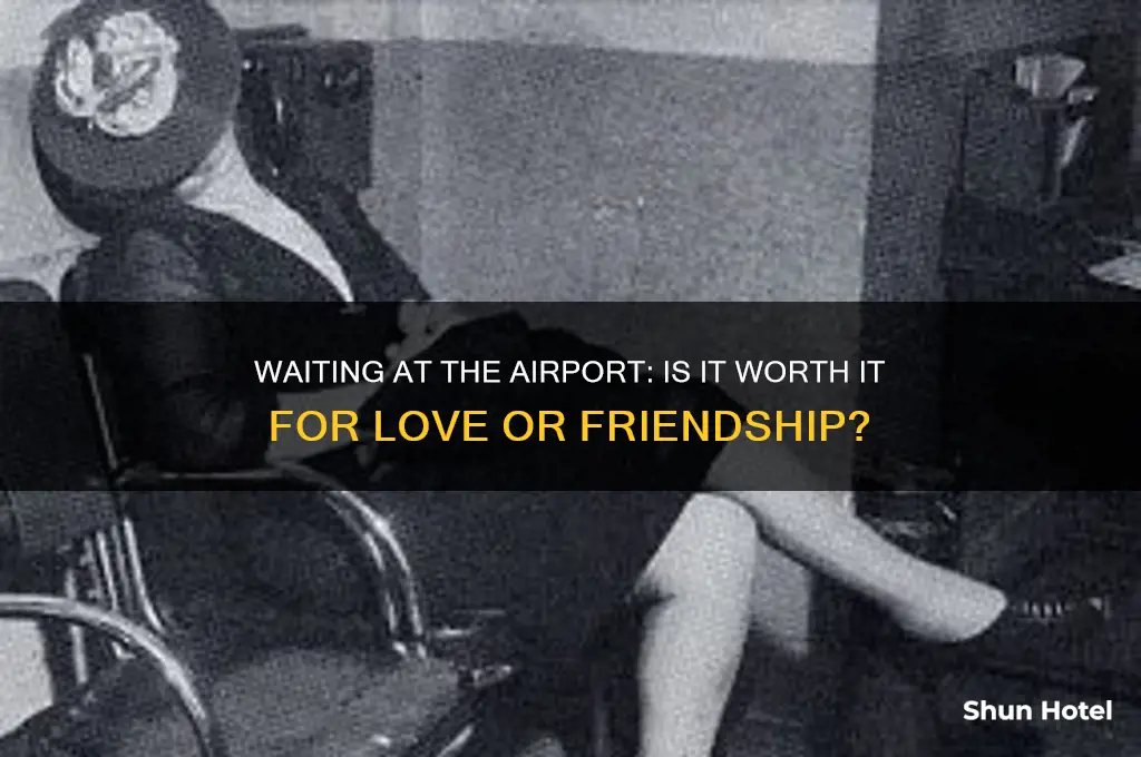 can you wait for someone at the airport