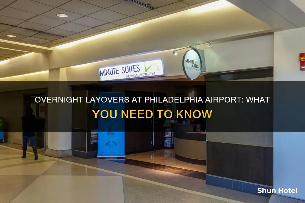 can you wait overnight at philadelphia airport
