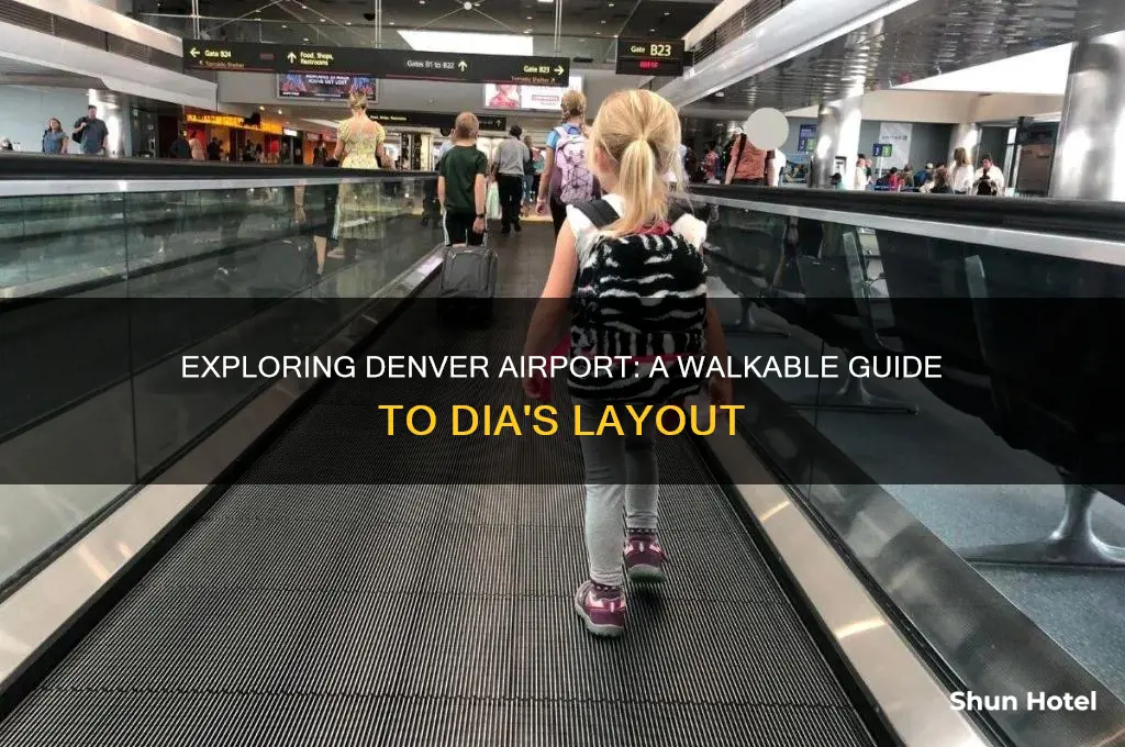 can you walk around denver airport