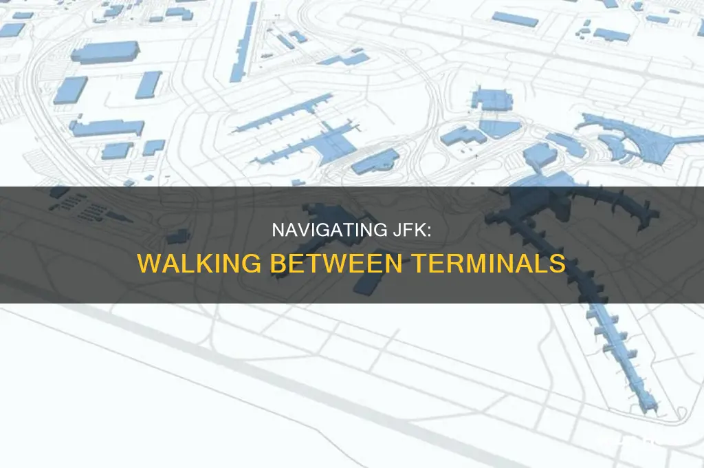can you walk between terminals at jfk airport