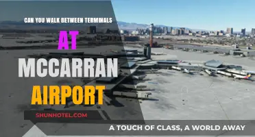 Walking Between Terminals at McCarran Airport