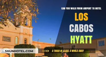 Walking from Los Cabos Airport to Hyatt Hotels
