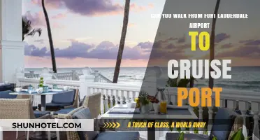 Fort Lauderdale Airport: Walking to Cruise Port?