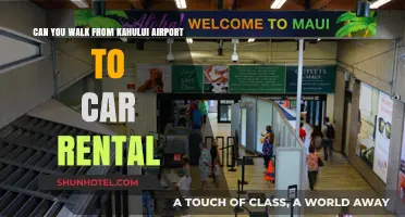 Kahului Airport: Walking Distance to Car Rentals?