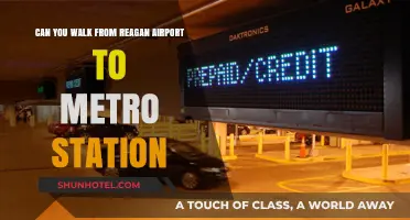 Walking from Reagan Airport to Metro: How Far?