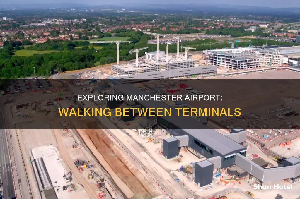 can you walk from t1 to t2 manchester airport