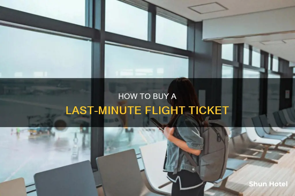 can you walk into an airport and buy a ticket
