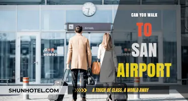 A Walk to San Airport: Is it Possible?