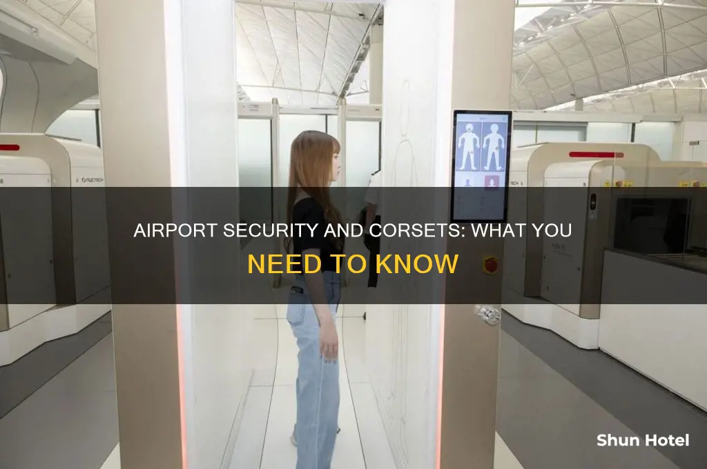 can you wear a corset through airport security