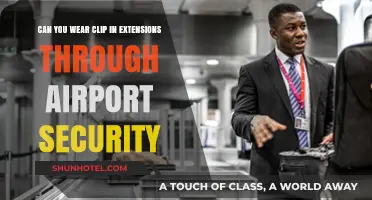 Airport Security and Clip-In Hair Extensions: What You Need to Know