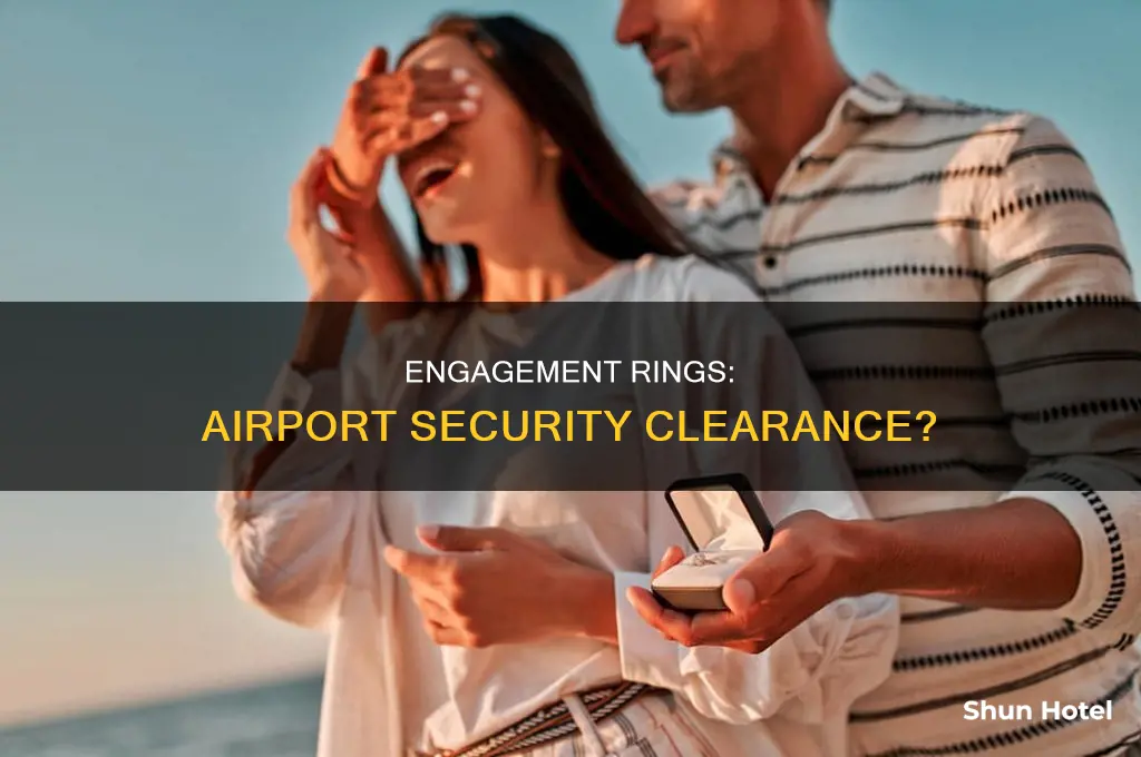 can you wear engagement ring through airport security
