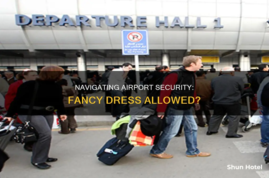 can you wear fancy dress through airport security