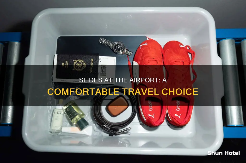 can you wear slides to the airport