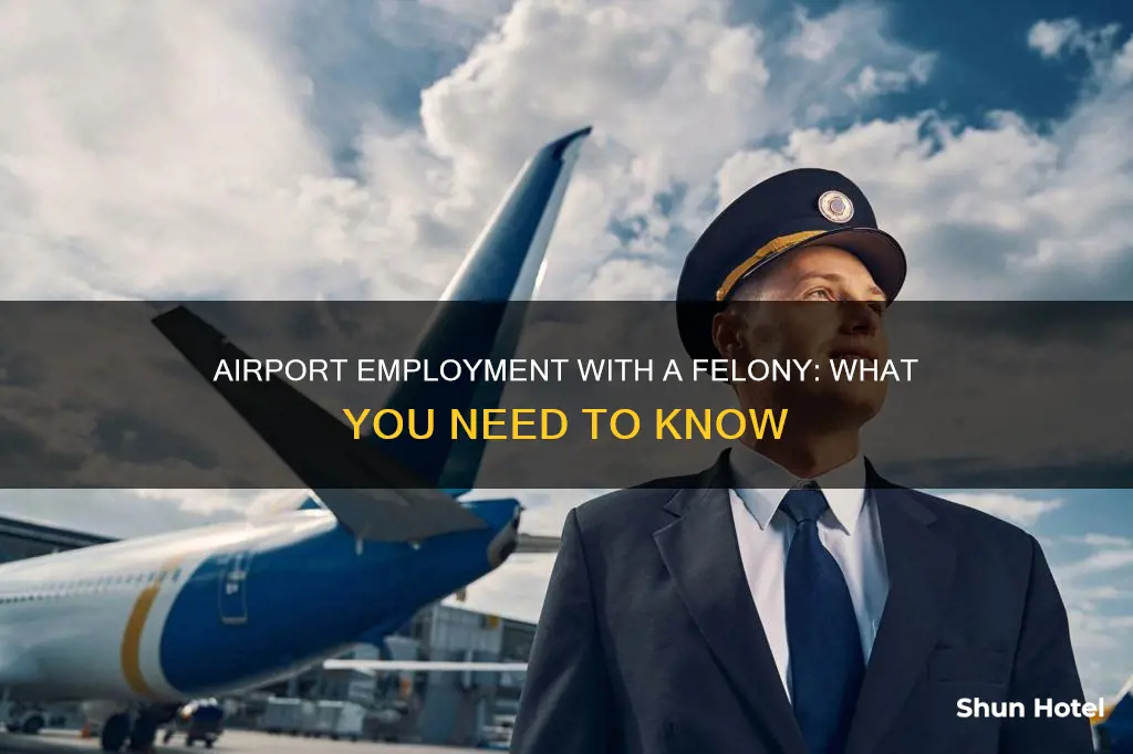 can you work at an airport with a felony