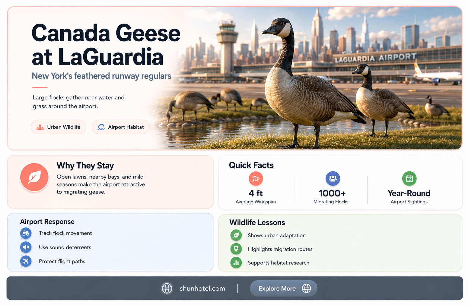 are the canada geese still near laguardia airport