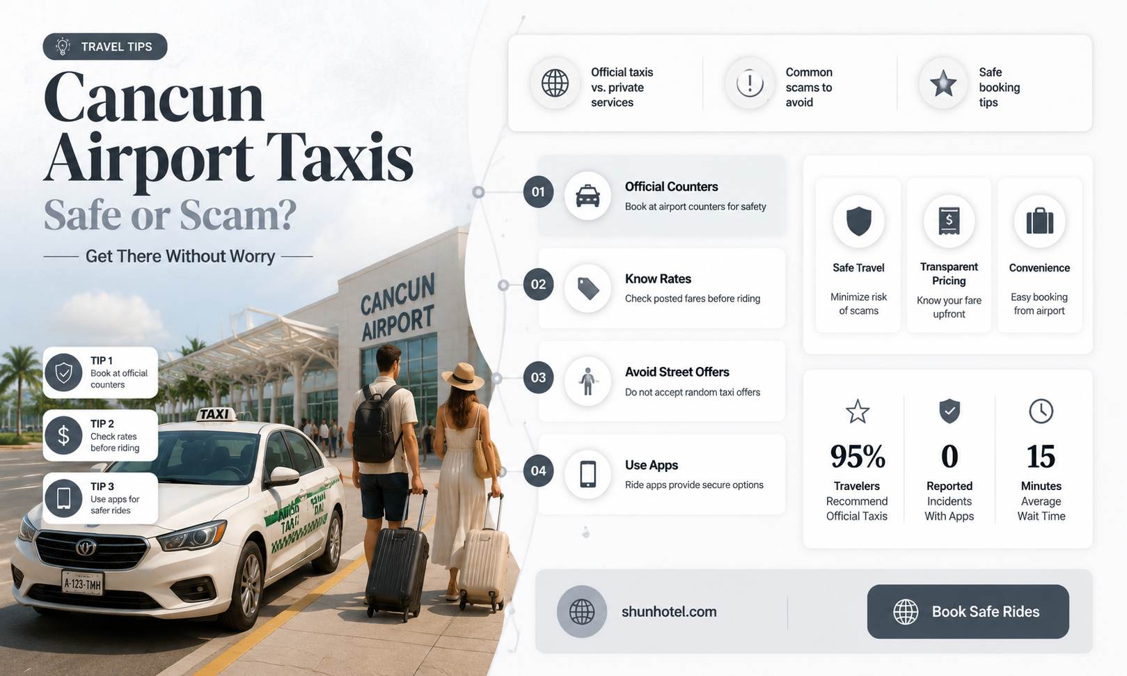 are taxis at cancun airport safe