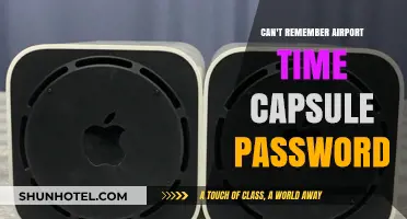 Airport Time Capsule: Forgot Password, Now What?