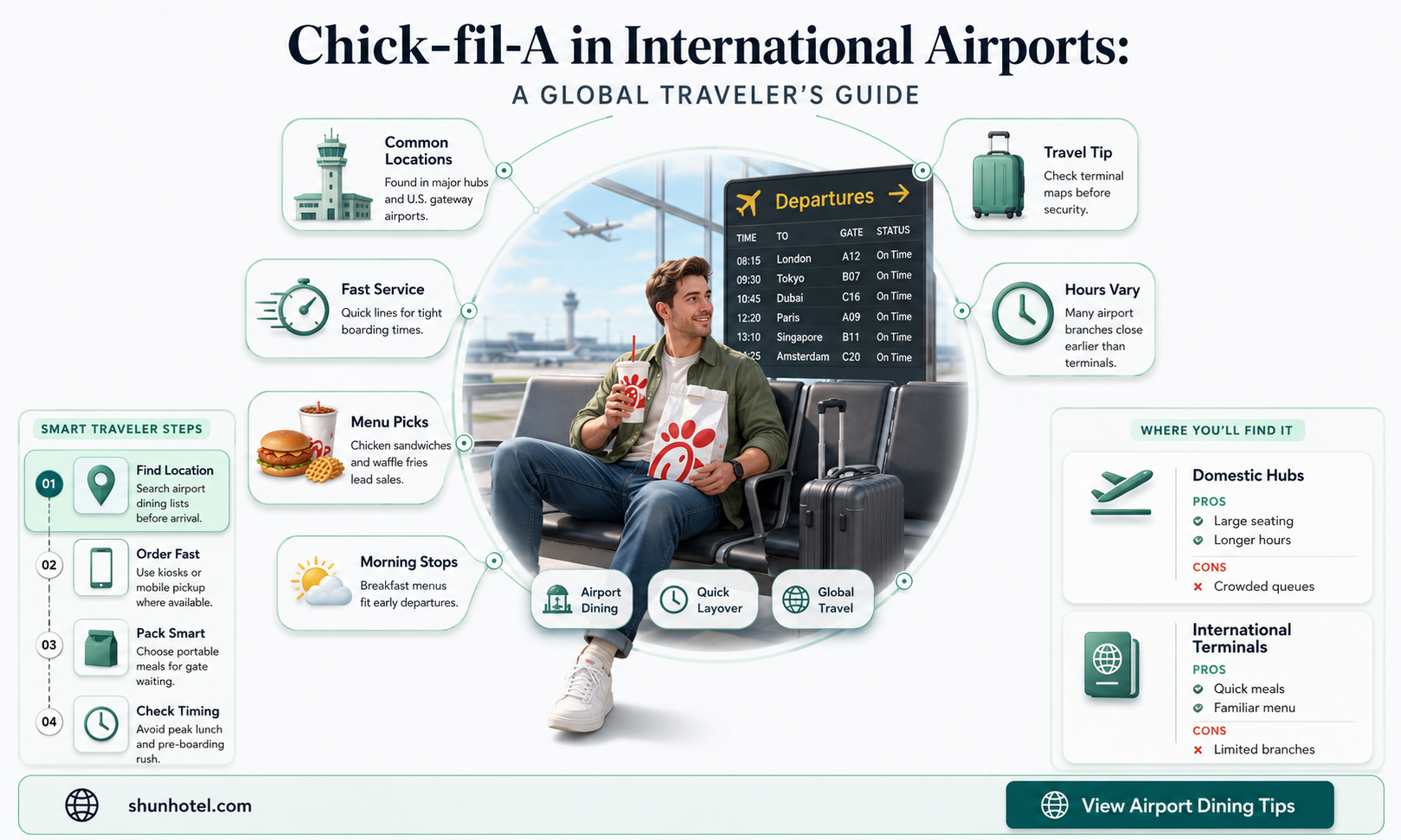 are there chick fil as in international airports
