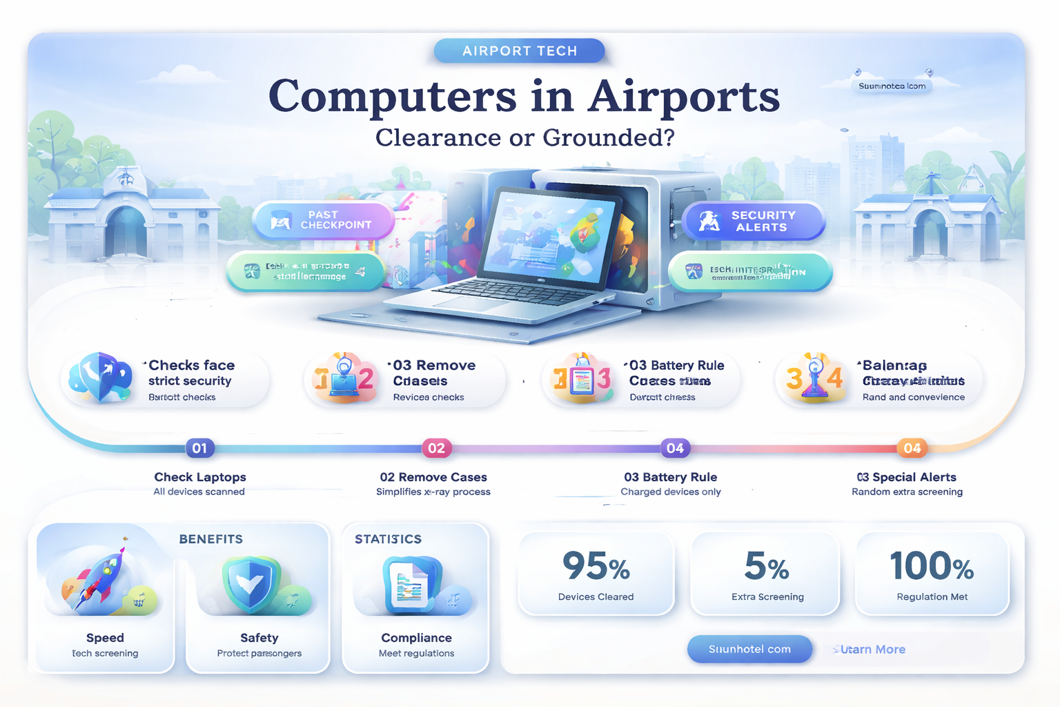 are computers still banned from airports