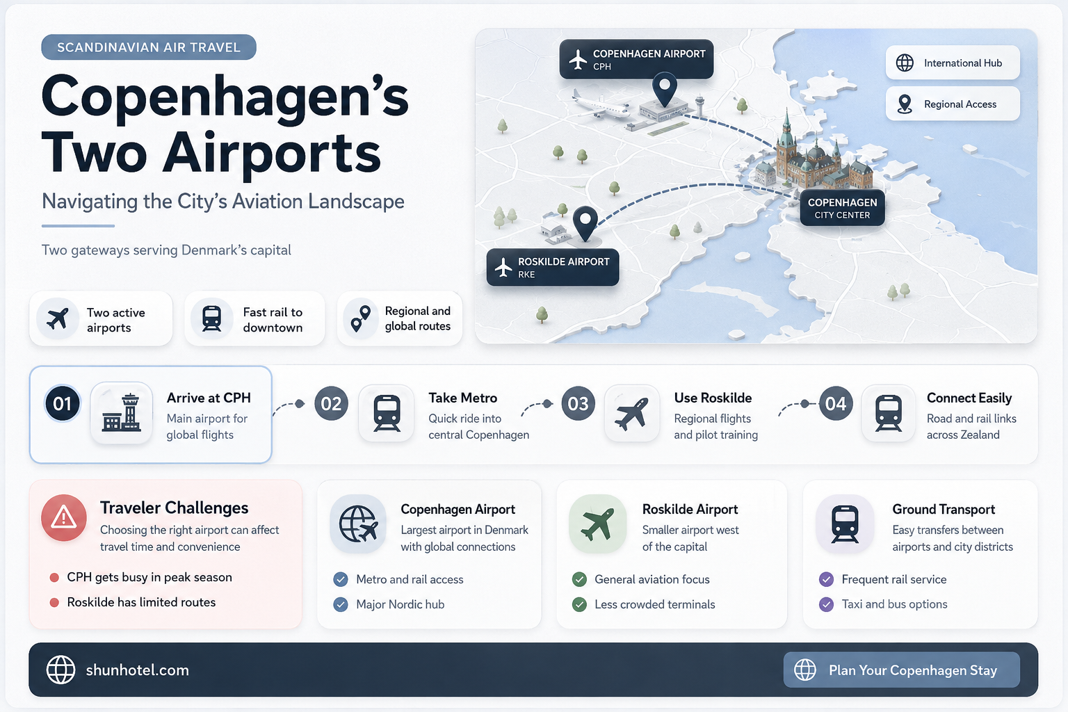 are there 2 airports in copenhagen
