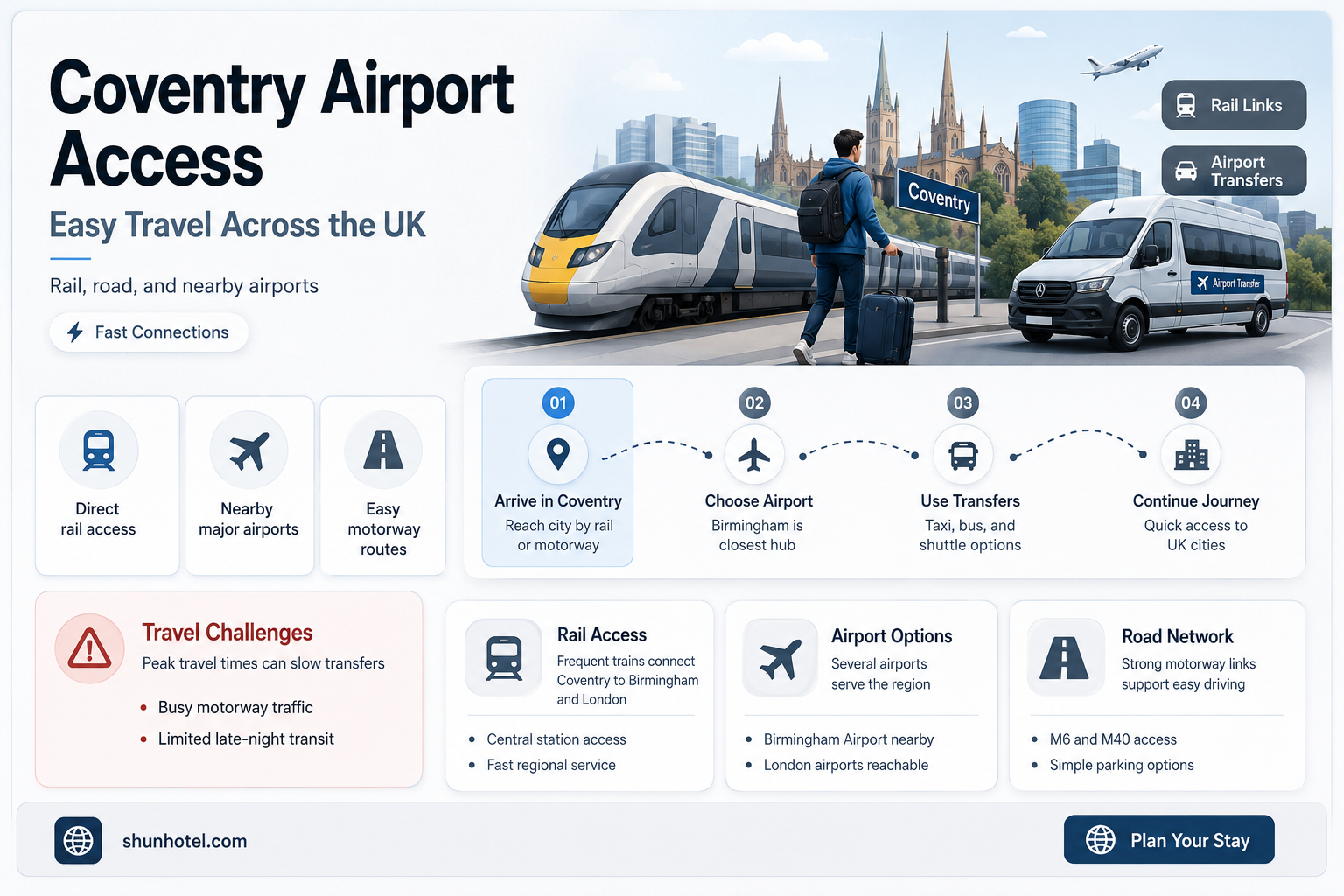 are there airports in coventry uk