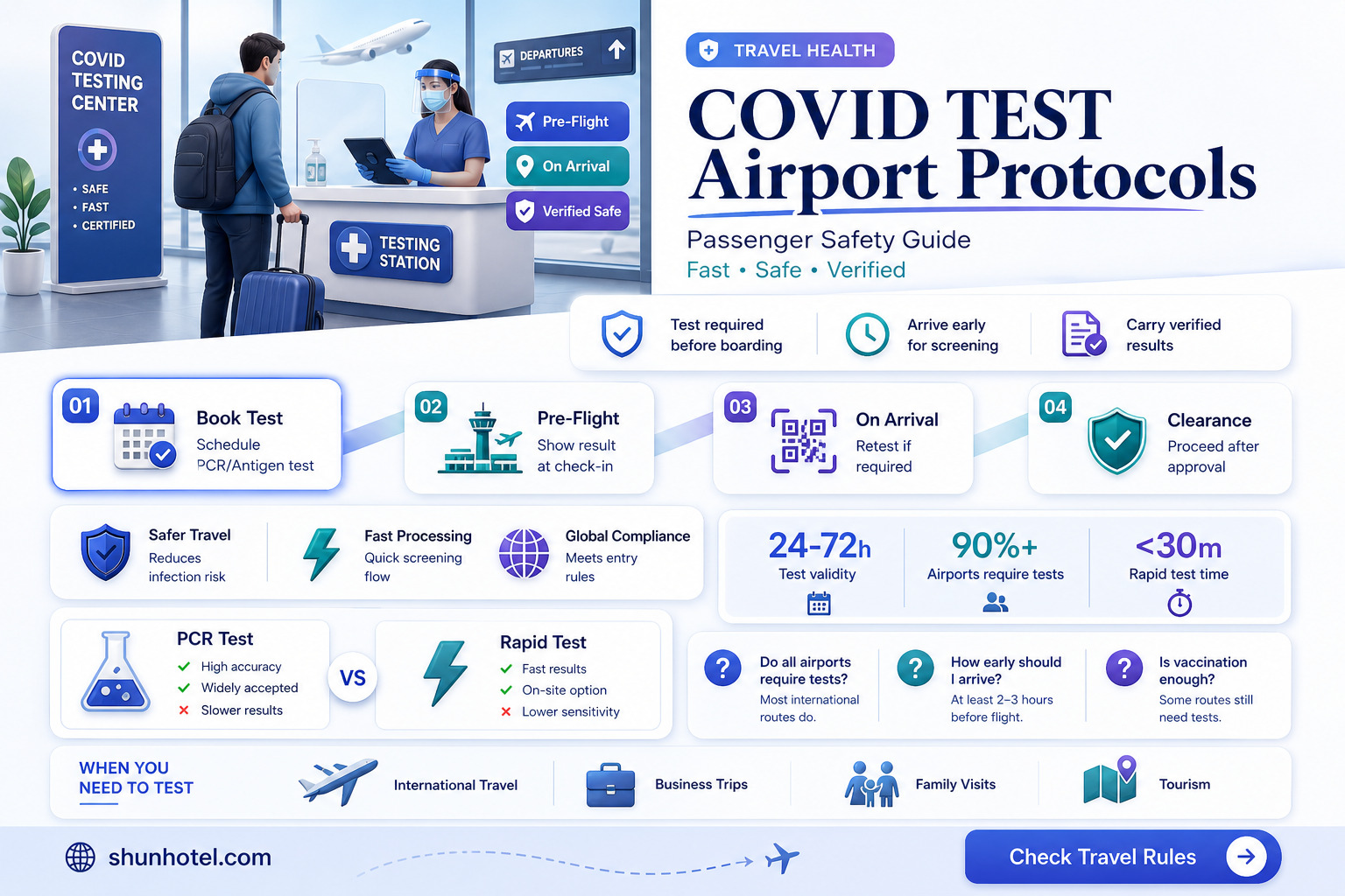 are airports asking for covid test