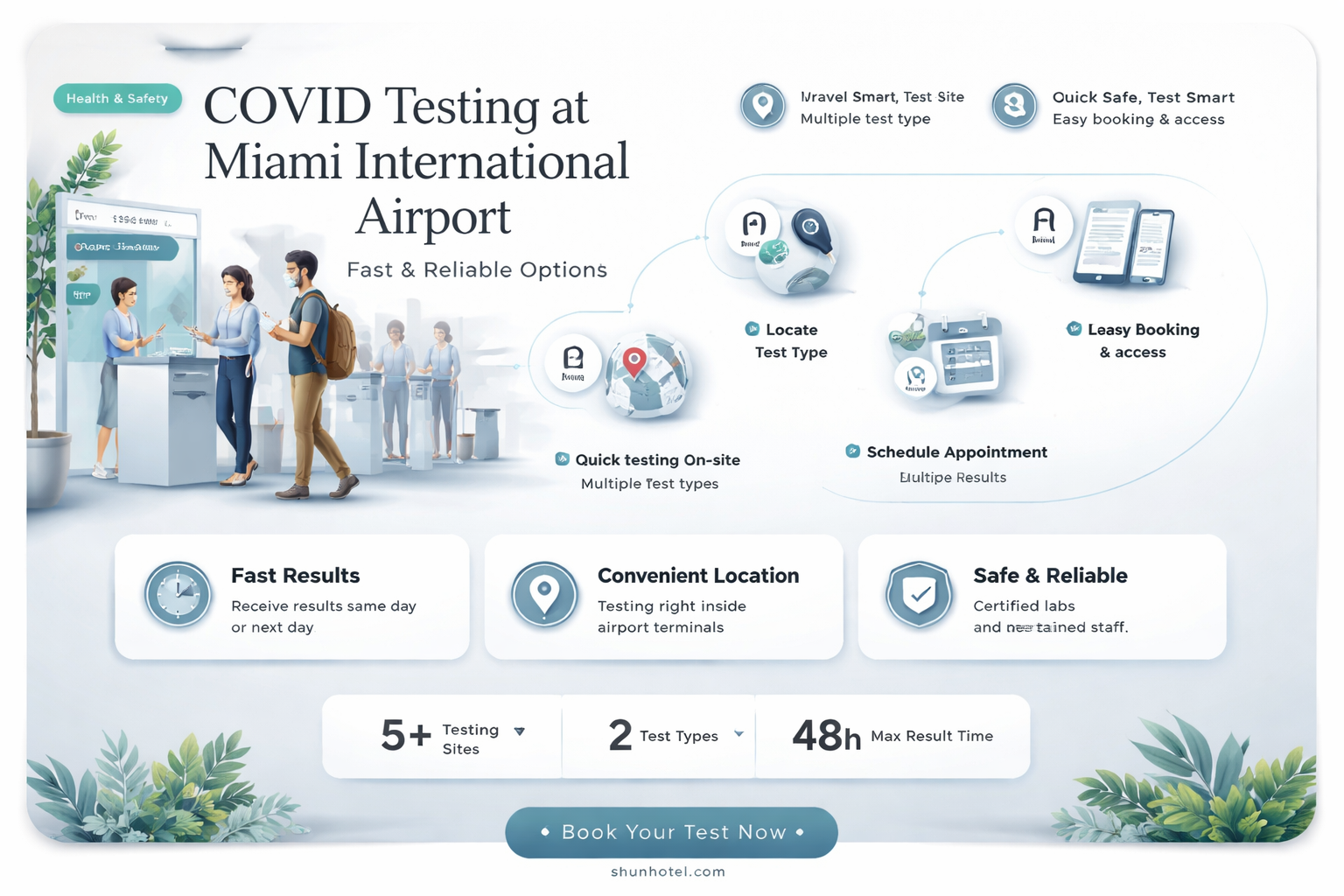 are covid tests available at miami international airport