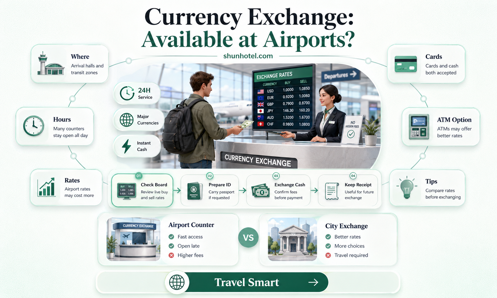 are there currency exchange in airport