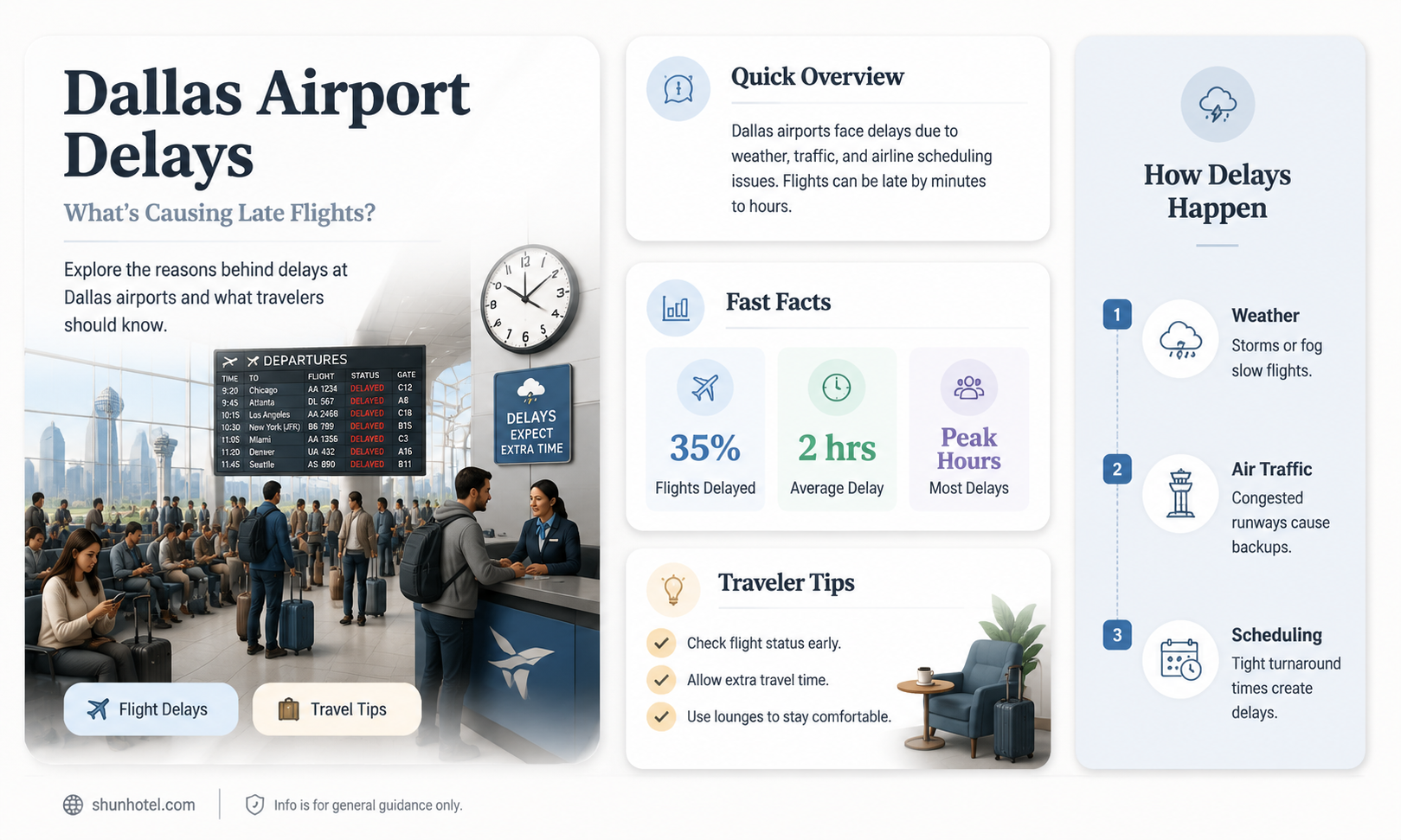 are flights delayed at dallas airport