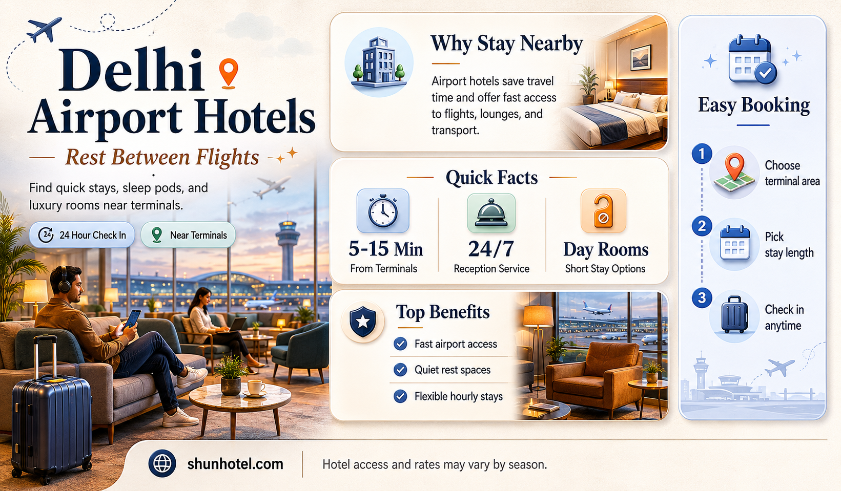are there hotels in delhi airport