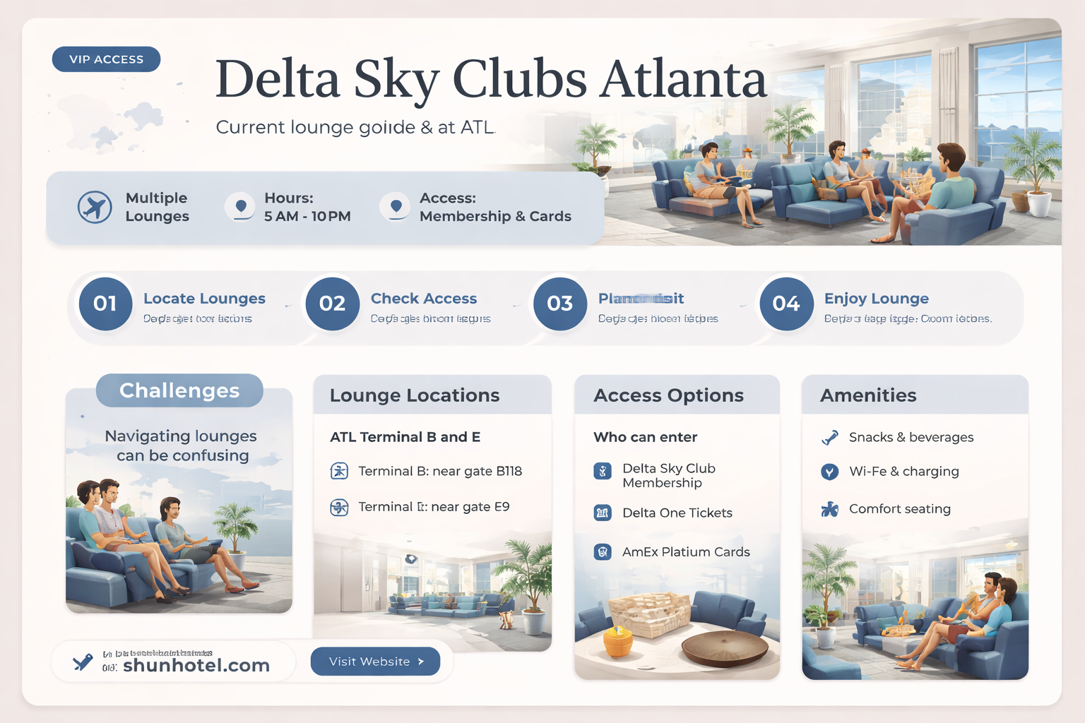 are delta sky clubs open in atlanta airport