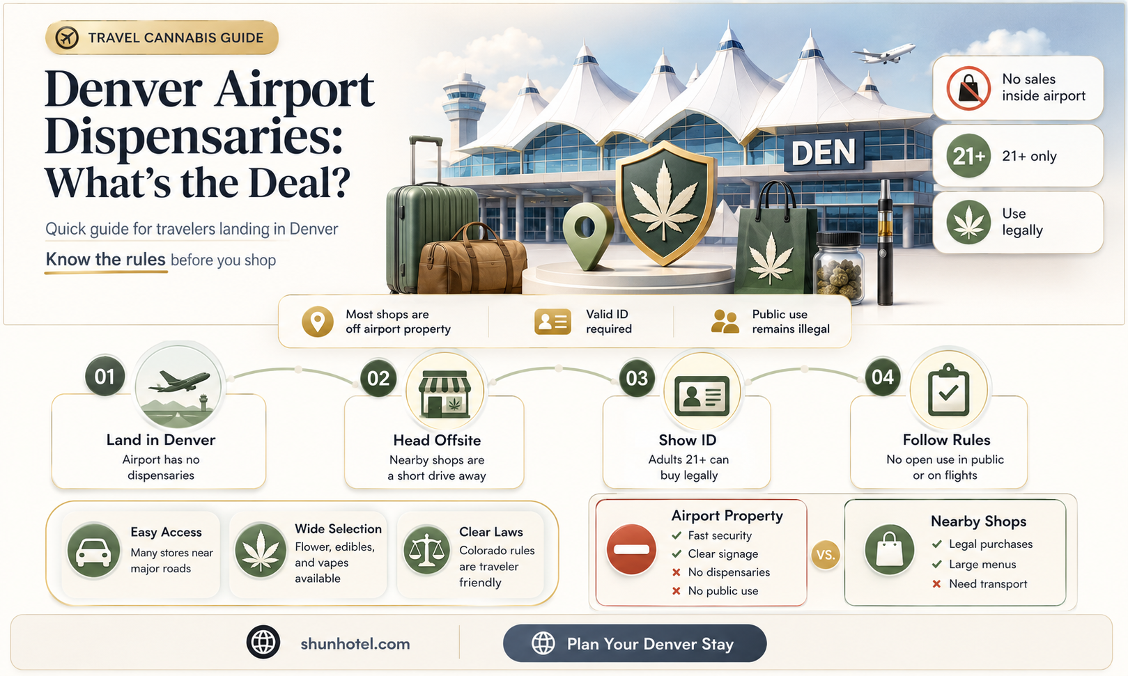 are there dispensaries in denver airport