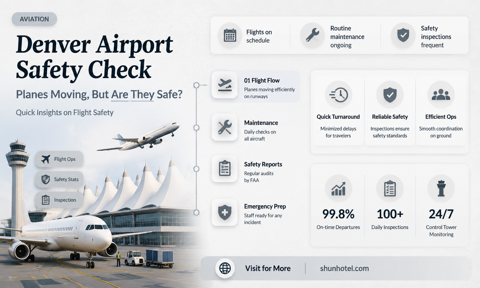 are planes moving on denver airport