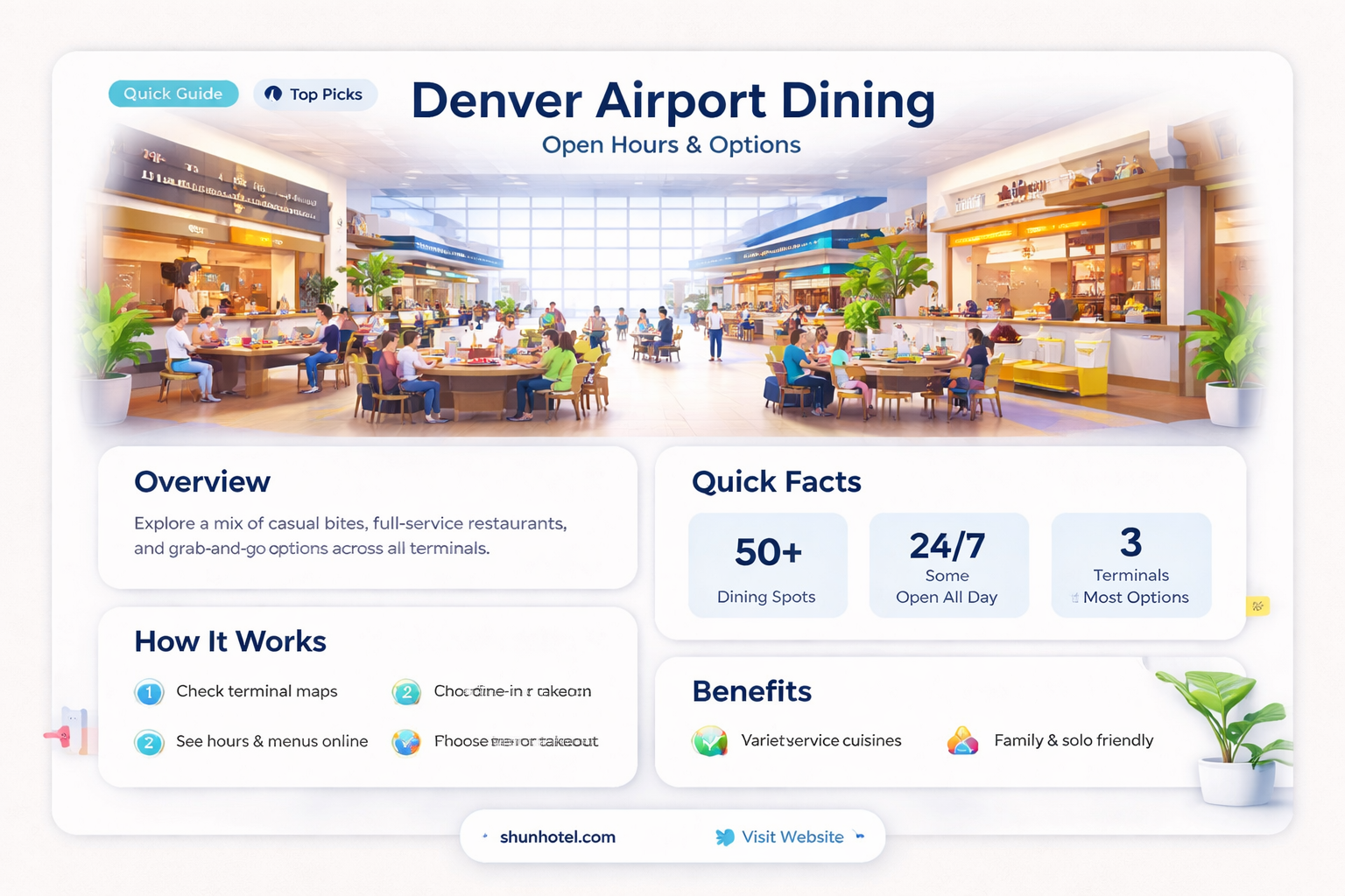 are denver airport restaurants open