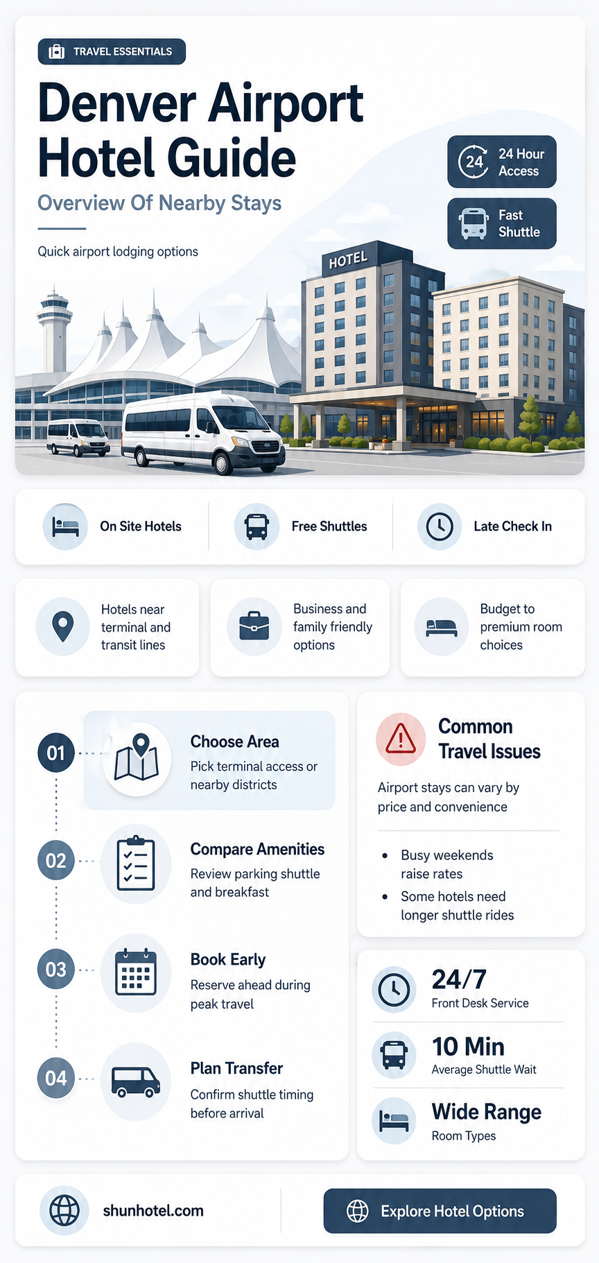 are there hotels in denver airport