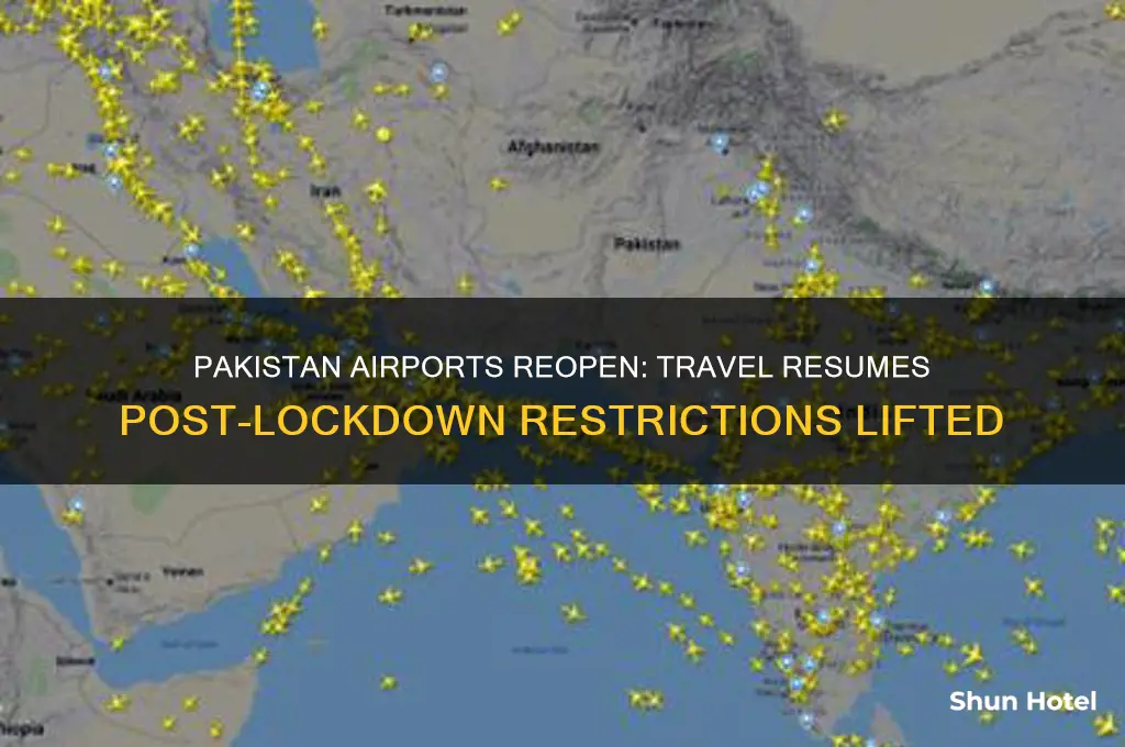did airports open in pakistan