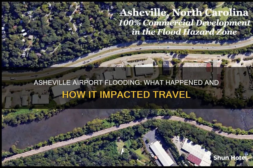 did asheville airport get flooded