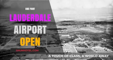 When Did Fort Lauderdale Airport Open? A Historical Overview