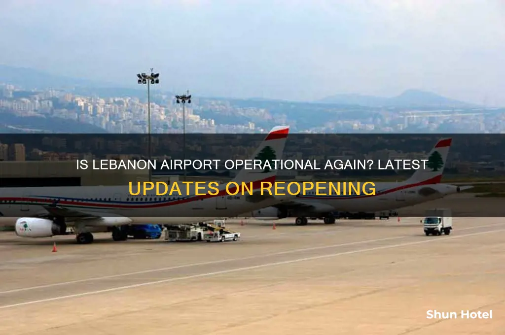 did lebanon airport open