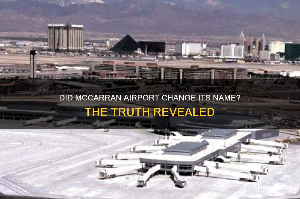 did mccarran airport get renamed