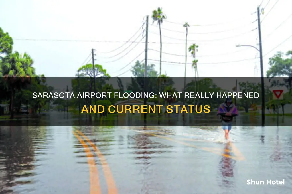 did sarasota airport get flooded