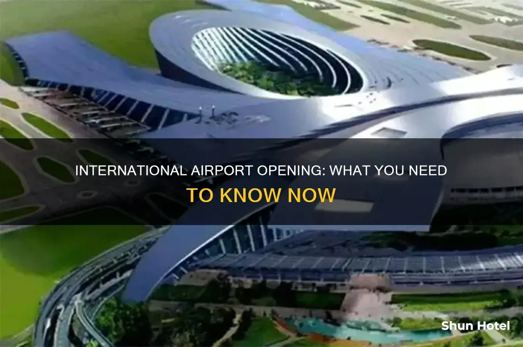 did the international airport open
