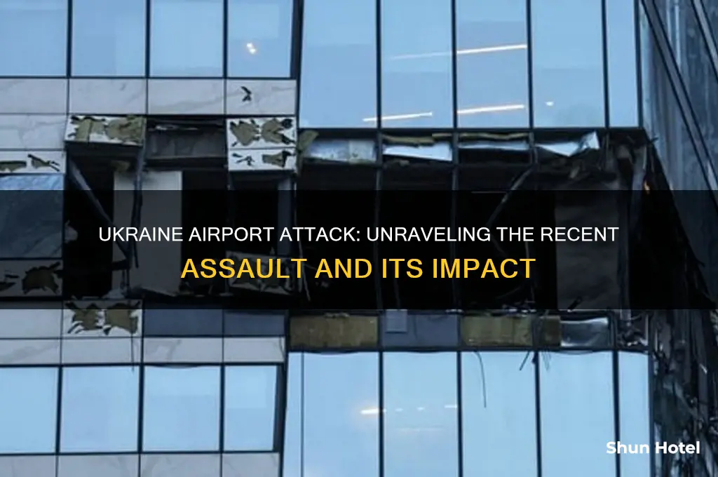 did the ukraine airport get attacked
