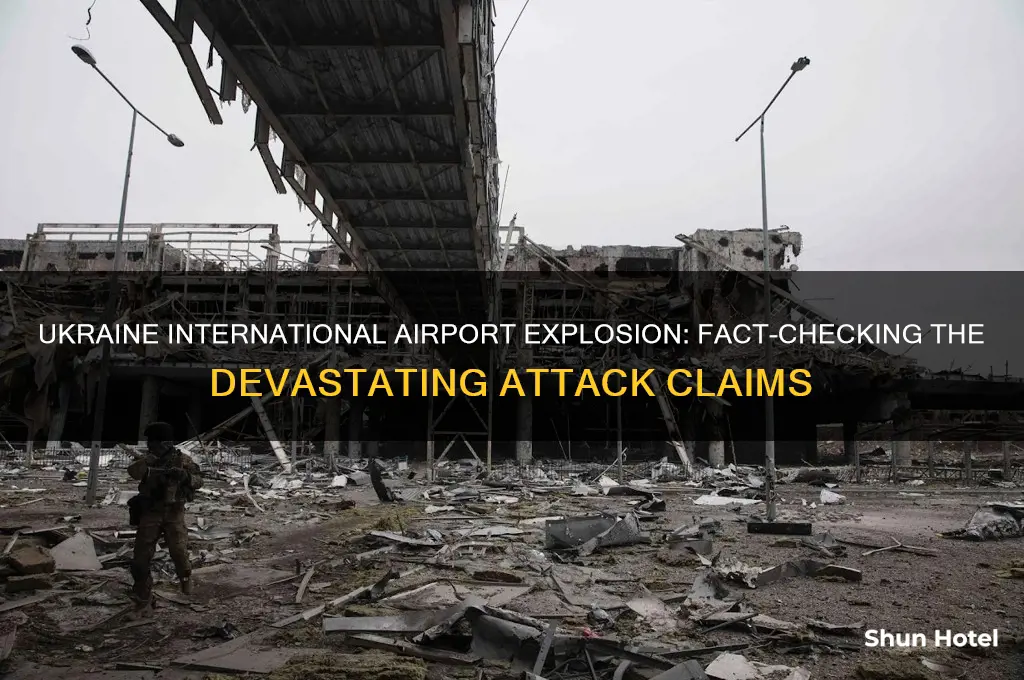 did they blow up the ukraine international airport
