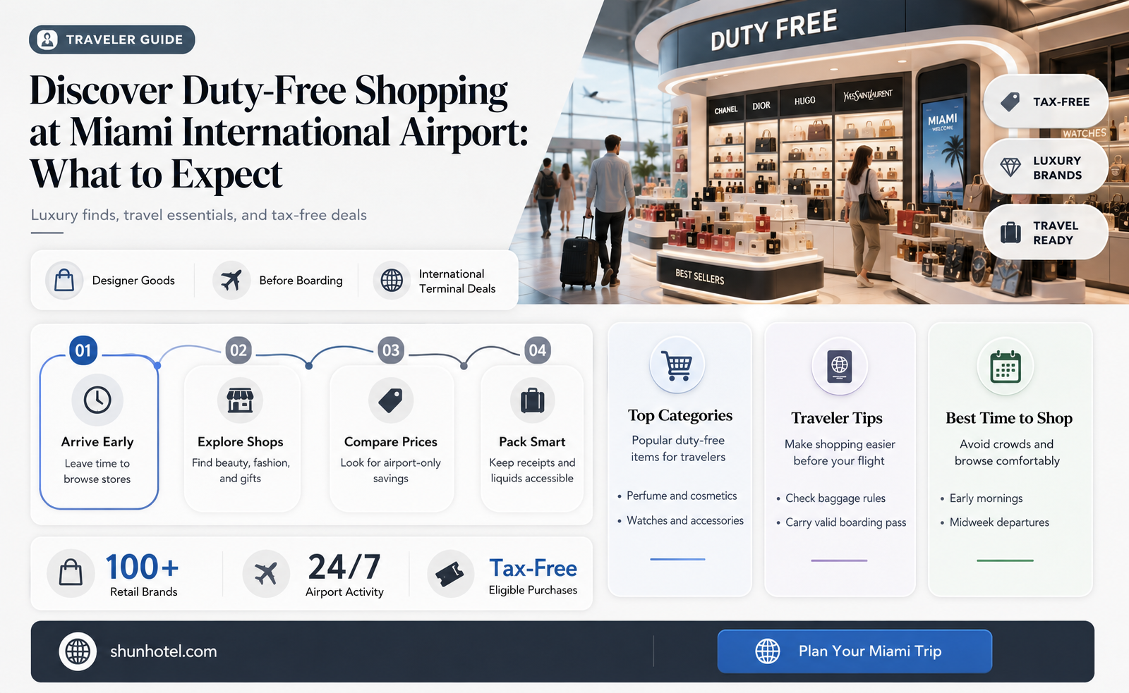 are there duty free shops in miami international airport