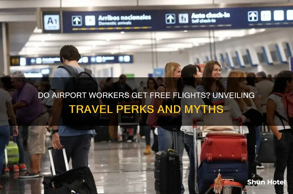 do airport workers get free flights