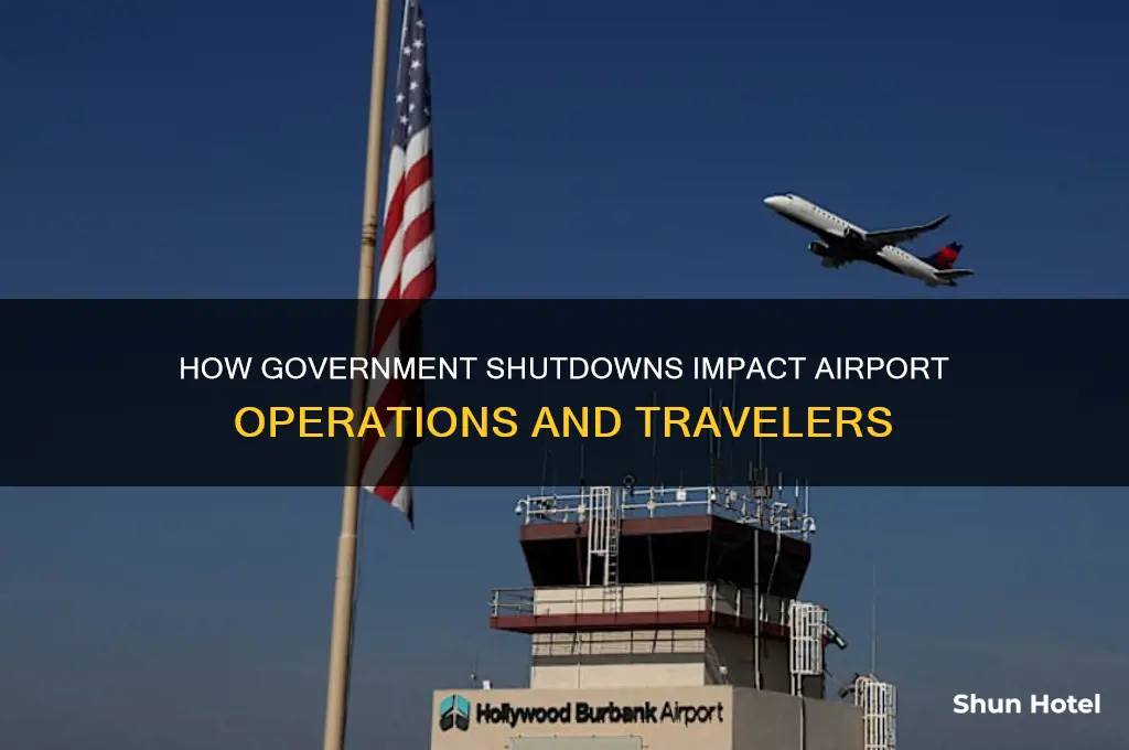 do airports get affected with goverenment shutdown
