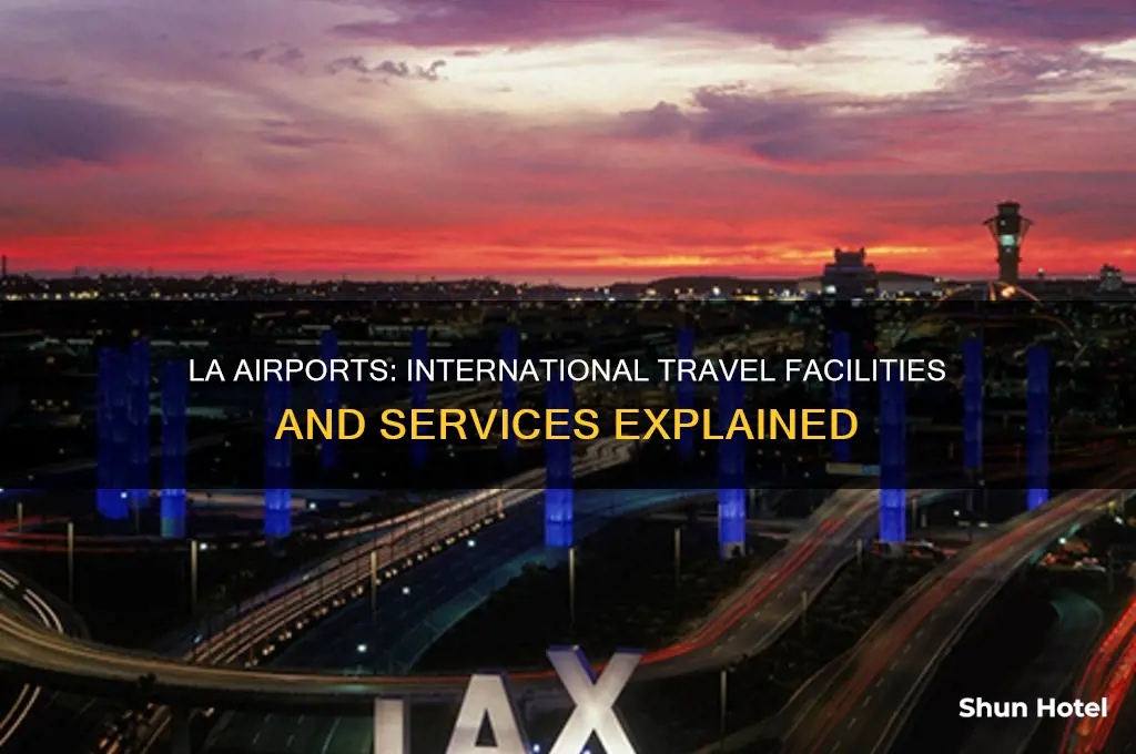 do airports in la accommodate international travel