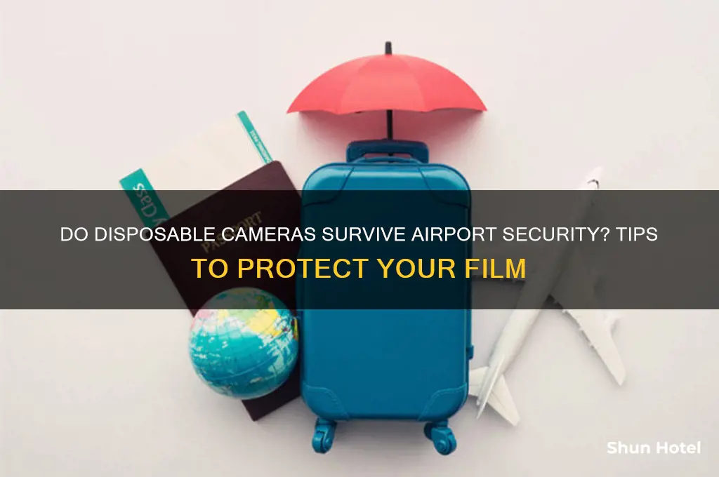 do disposable cameras get ruined in airport